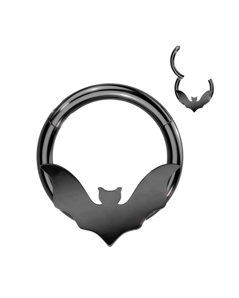 Piercing anneau chauve-souris