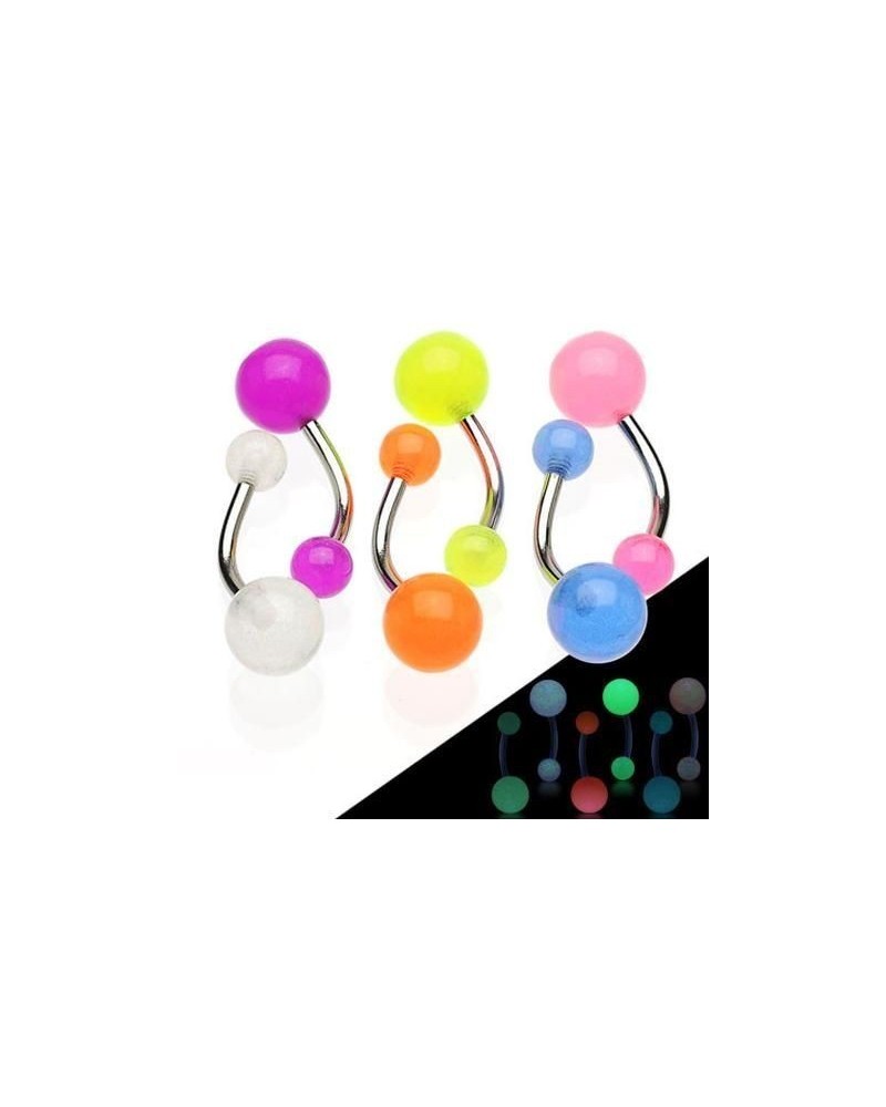 Piercing nombril phosphorescent