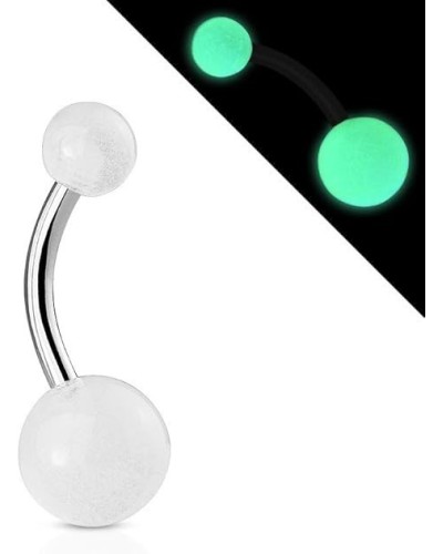 Piercing nombril phosphorescent