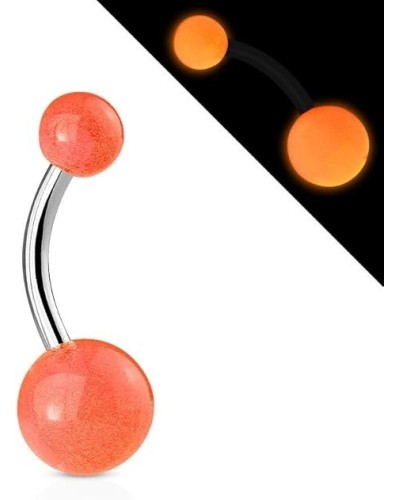 Piercing nombril phosphorescent