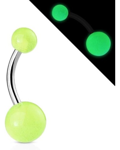 Piercing nombril phosphorescent