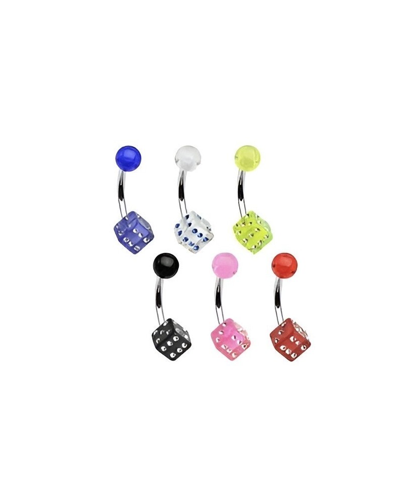 Piercing nombril dé acrylique