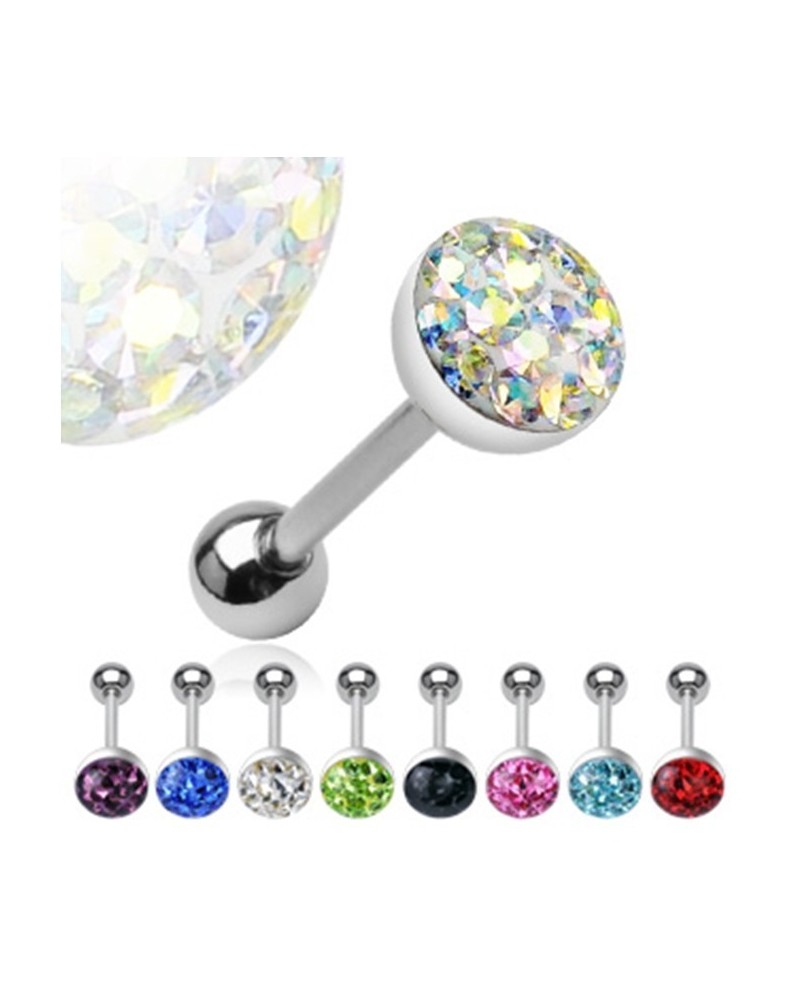 Piercing langue Cristal Ferido