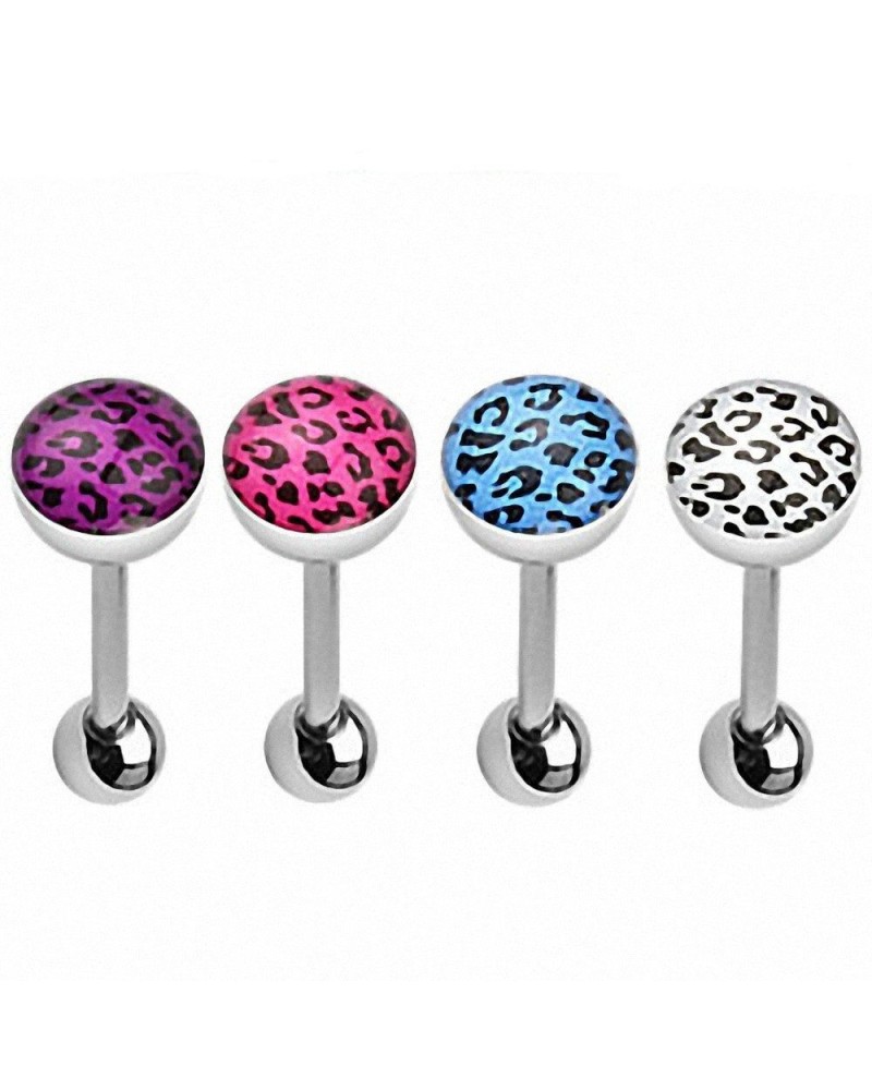 Piercing langue léopard