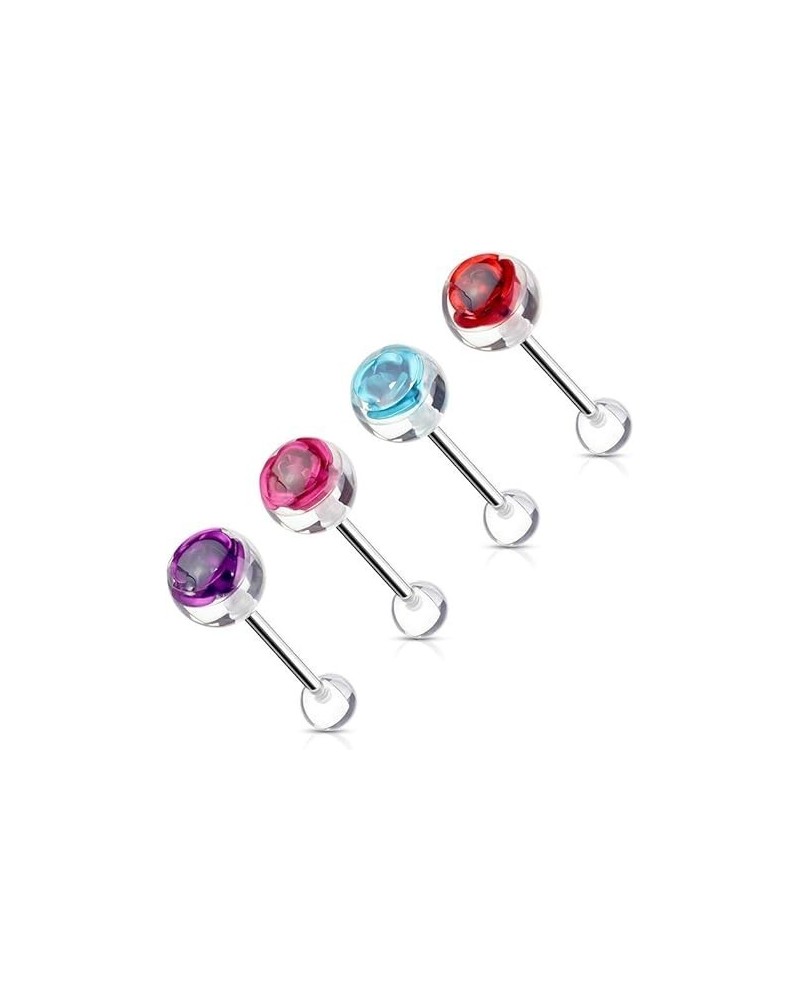 Piercing langue orbe de rose