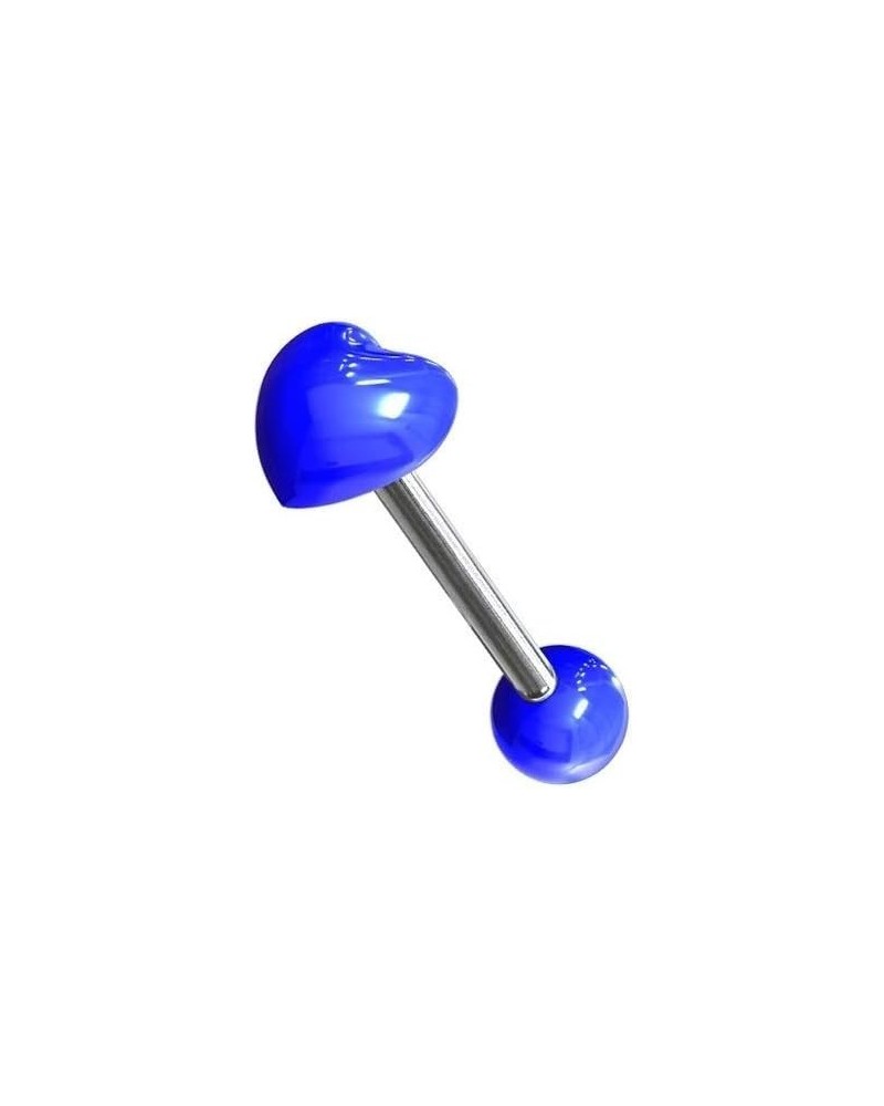 Piercing langue coeur acrylique