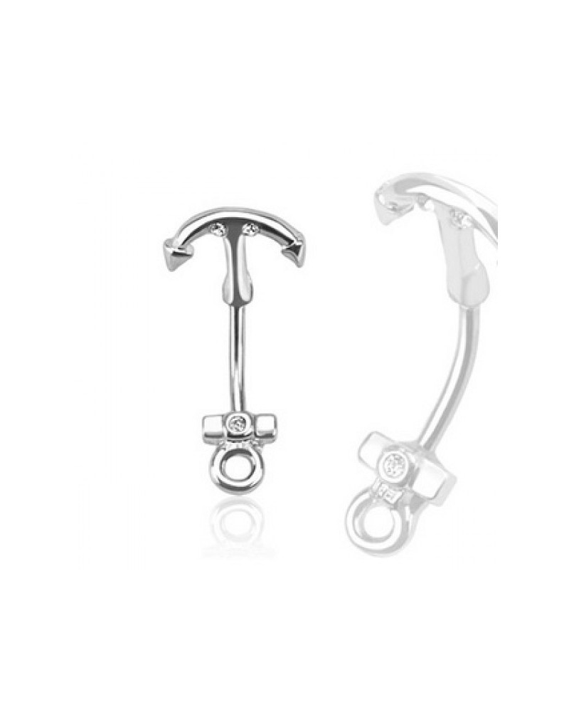 Piercing arcade ancre marine