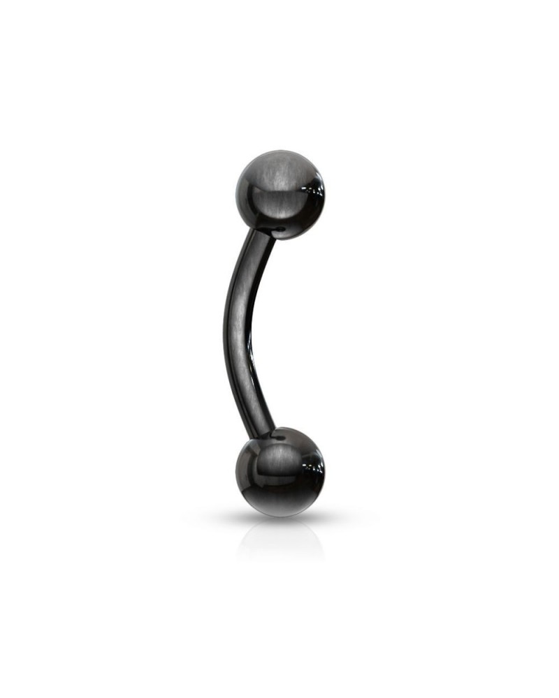 Piercing arcade en titane avec boules