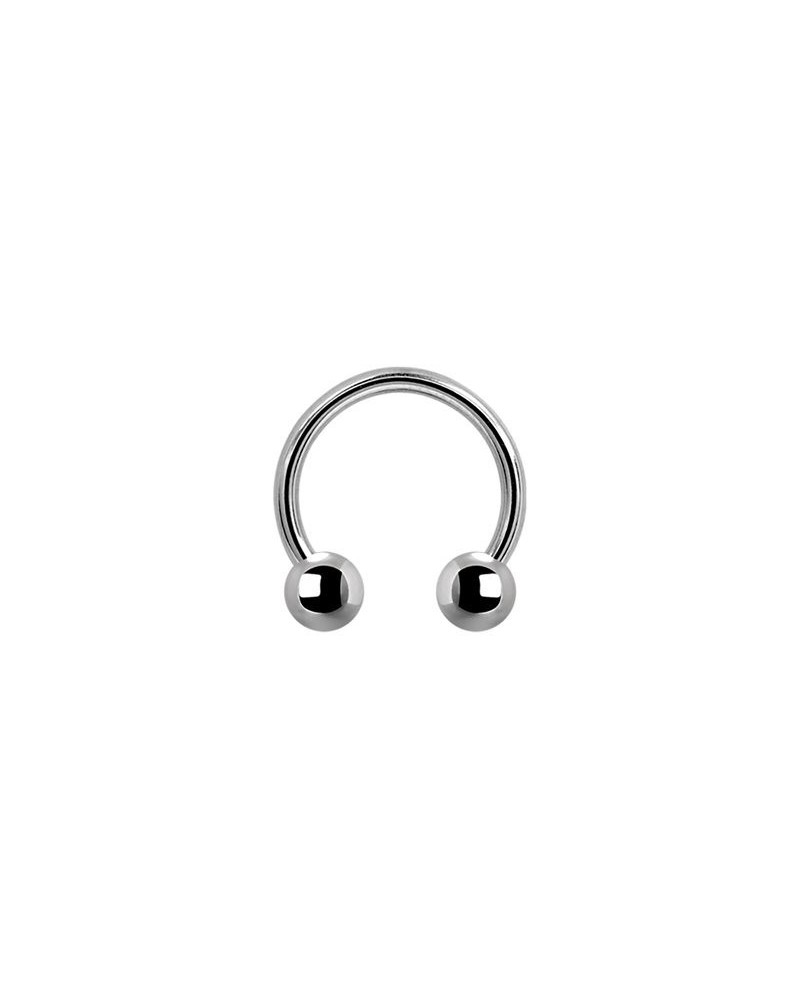 Piercing fer à cheval en acier chirurgical boules
