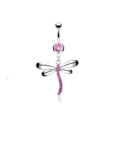 Piercing nombril libellule