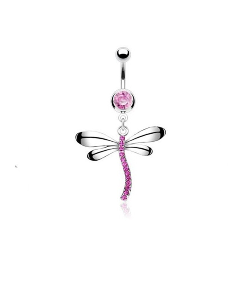 Piercing nombril libellule