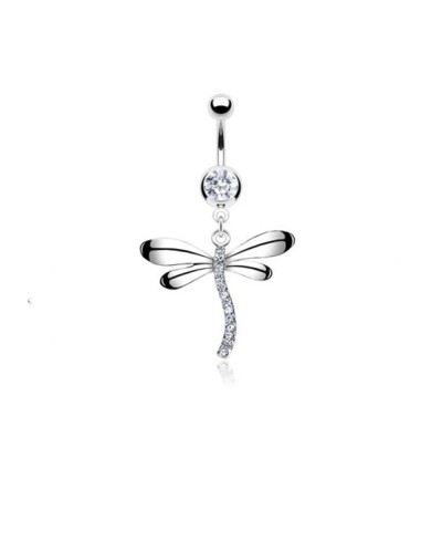 Piercing nombril libellule
