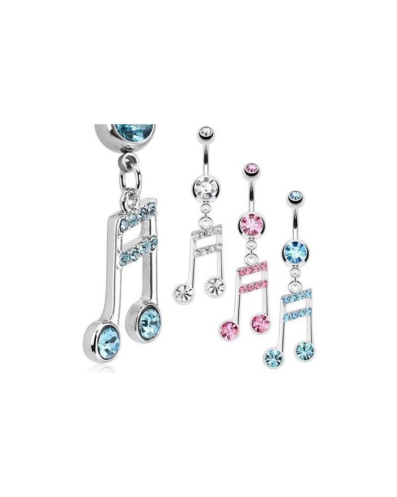Piercing nombril notes de musique