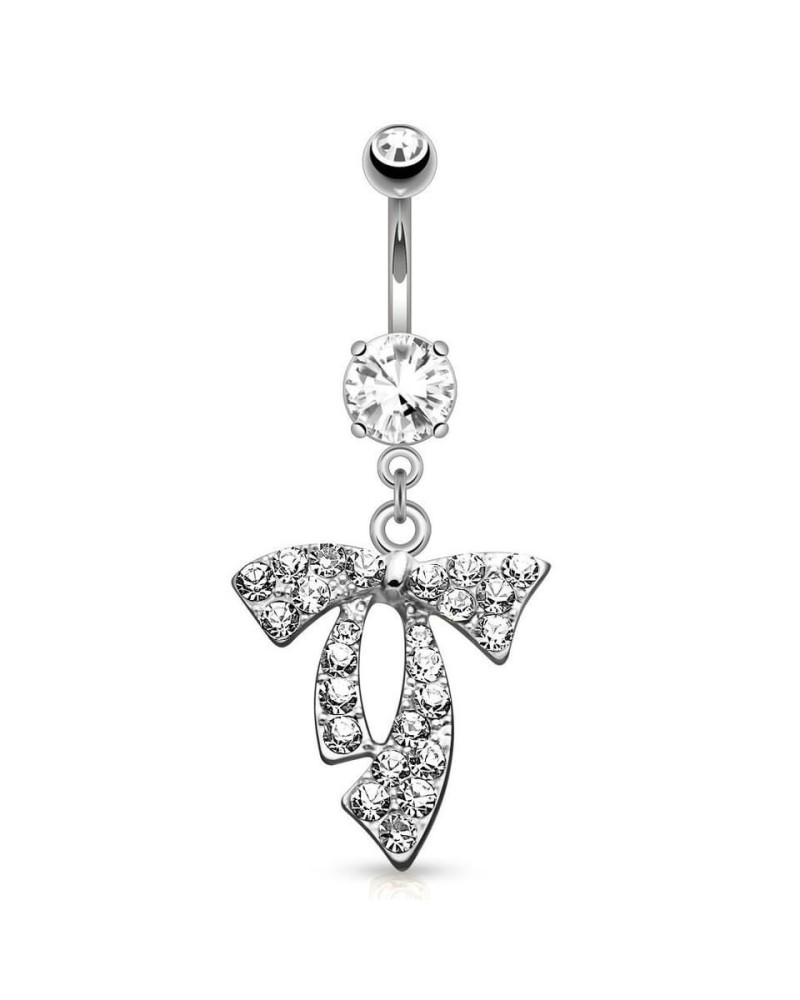 Piercing nombril noeud de ruban