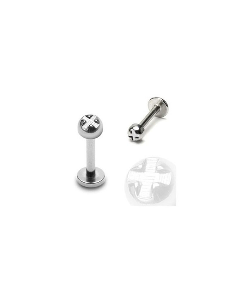 Piercing labret vis en acier